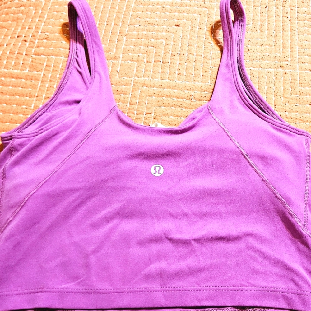 Lululemon align tank "moonlit magenta" size 6